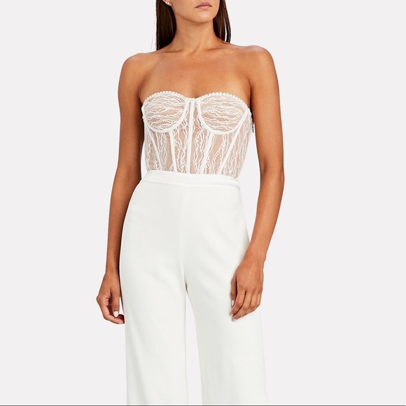 Jonathan Simkhai Other - Jonathan Simkhai Lace Bustier Bodysuit